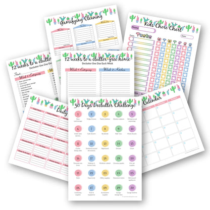 Cleaning Sparkle Planner | Get Your Printable House Cleaning Schedule Today!