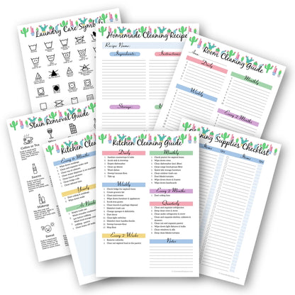 Cleaning Sparkle Planner | Get Your Printable House Cleaning Schedule Today!