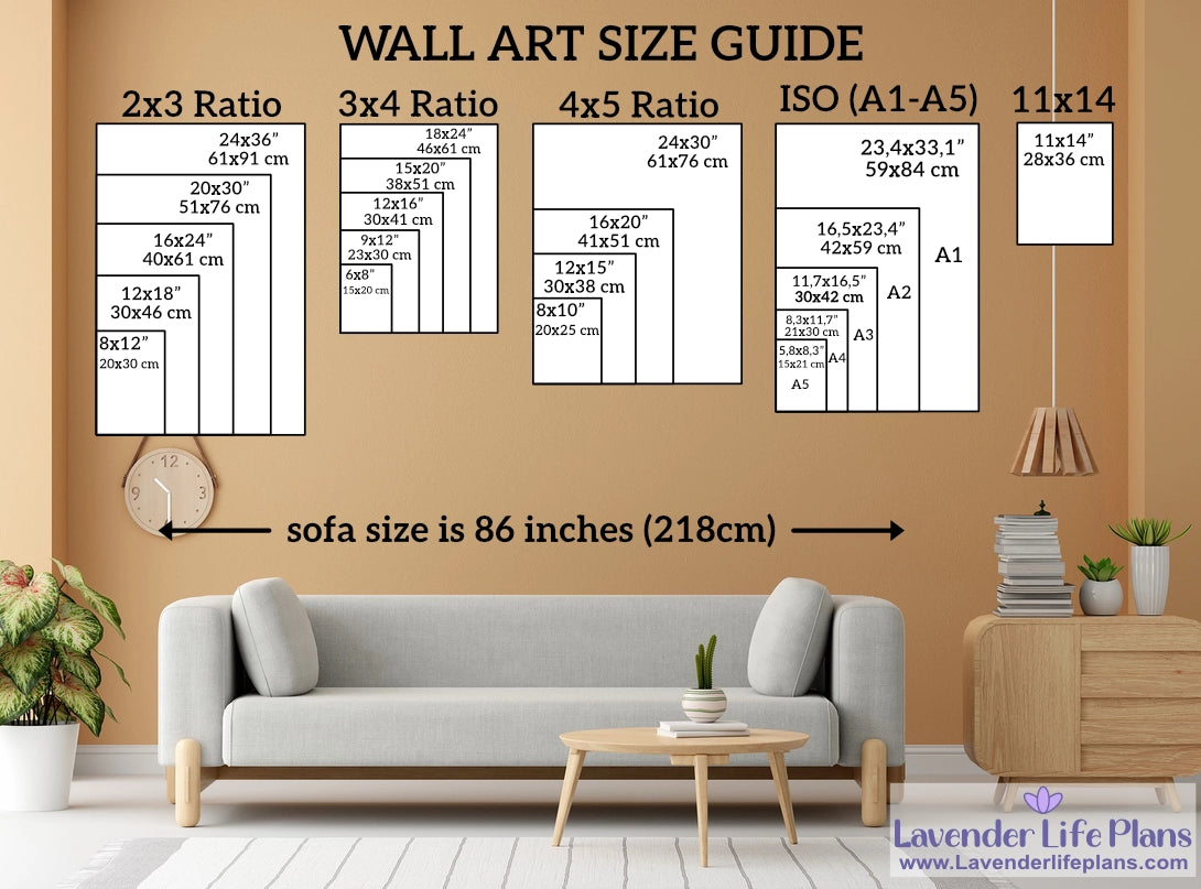 Wall Art Size Guide Printables - image 11